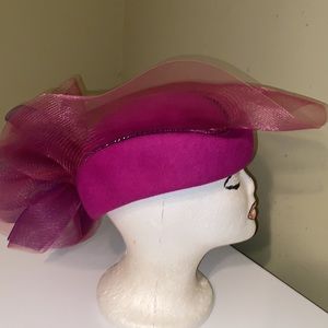 Magenta Sylvia NY/St.Louis Church Dress Hat
